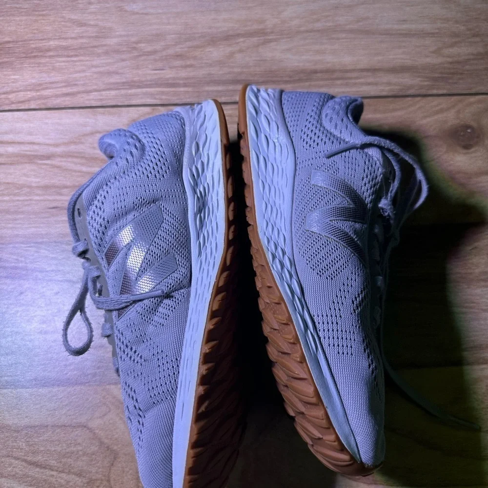 New Balance Light Gray Athletic Sneakers